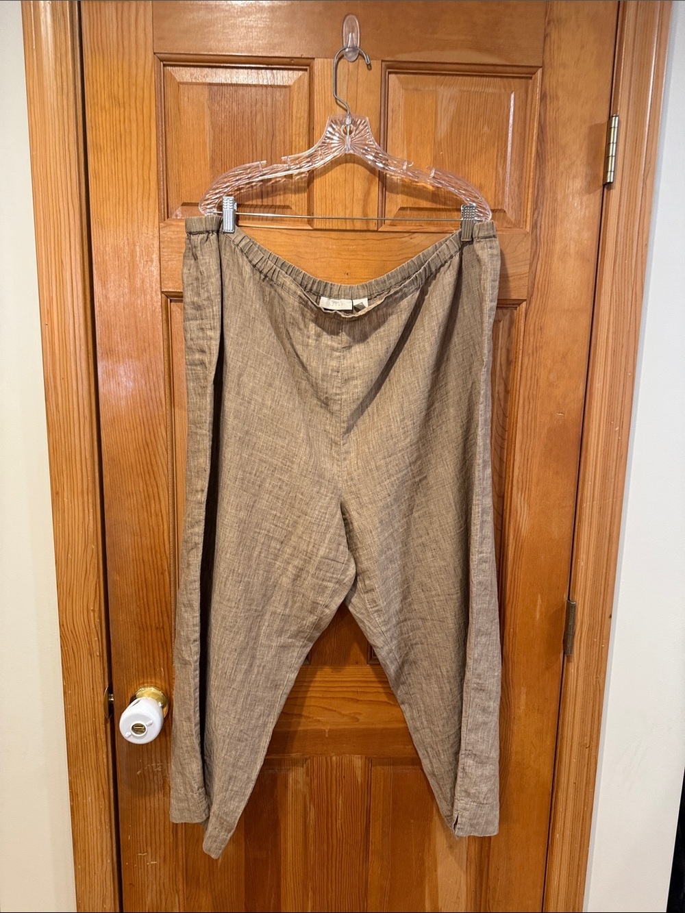 J.Jill women’s 100% linen cropped pants size xlarge .